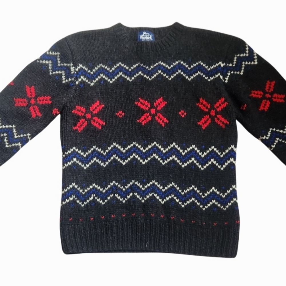 Vtg Woolrich  Chunky Knit Icelandic Ski Sweater || Christmas Sweater